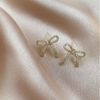 Gold Bow Earrings