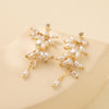 White Flower Long Tassel Earring