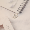 Love silver fish ring