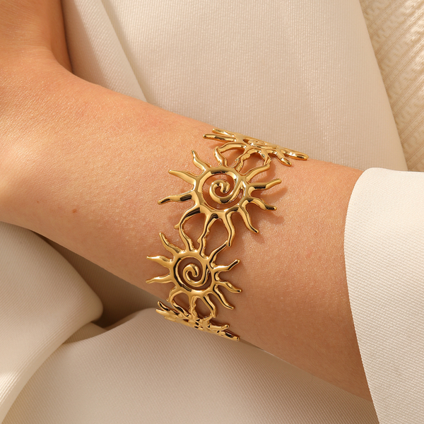 Golden Sunburst Bracelet