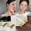 Elegant Big Butterfly Zircon Stud Earring