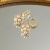 Wetern Pearl Hoop Earrings