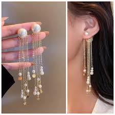 Pearl Ball tussle earring