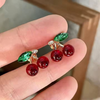Cherry Design Stud Earrings