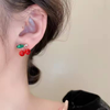 Cherry Design Stud Earrings