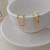Sterling Chain Earring