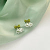 Green Bell Earring