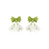 Green Bell Earring