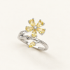 Yellow Blossom Adjustable Ring