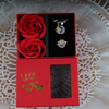Love Couple Sun Moon Necklace, Ring Set