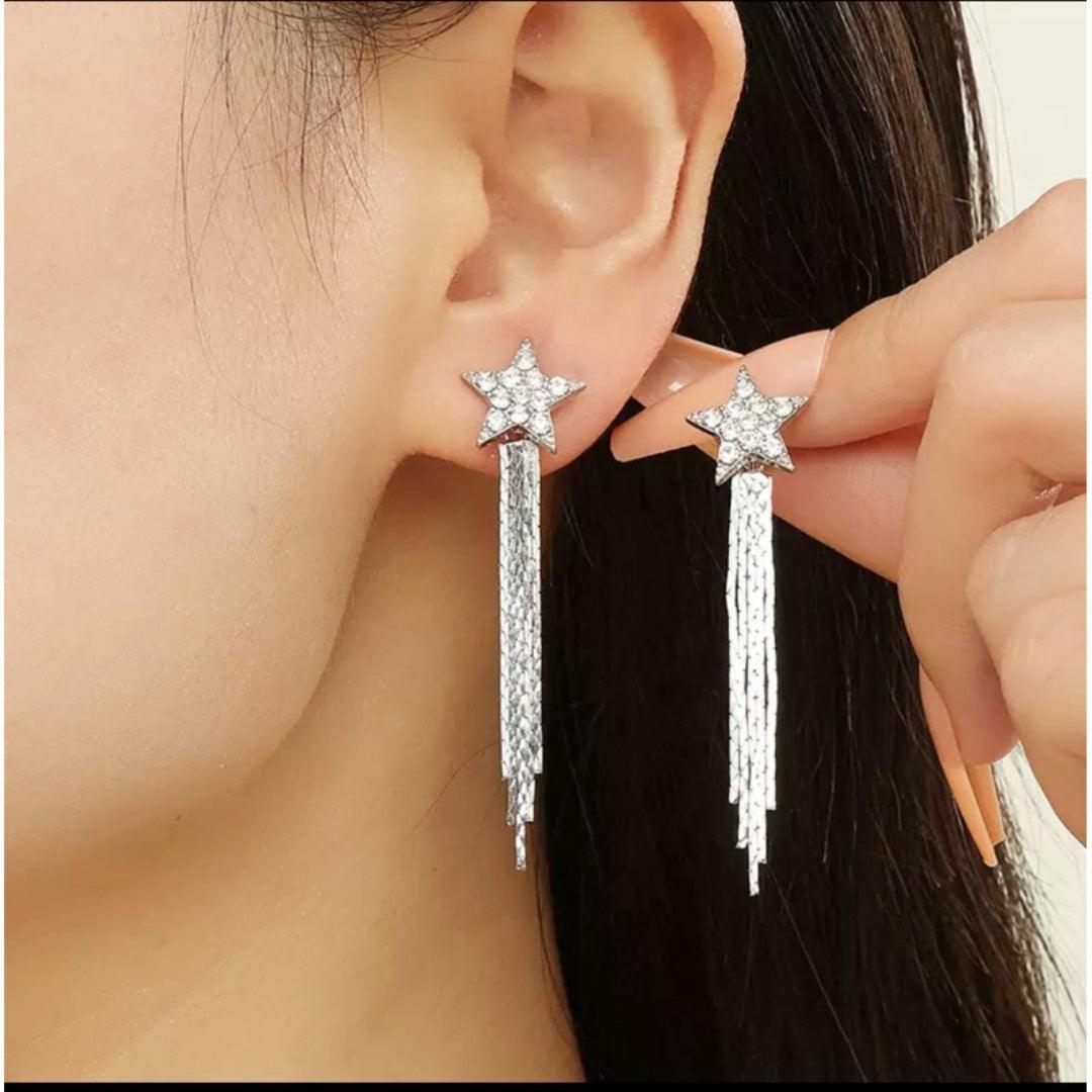 Star Dangle Earrings