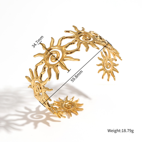 Golden Sunburst Bracelet