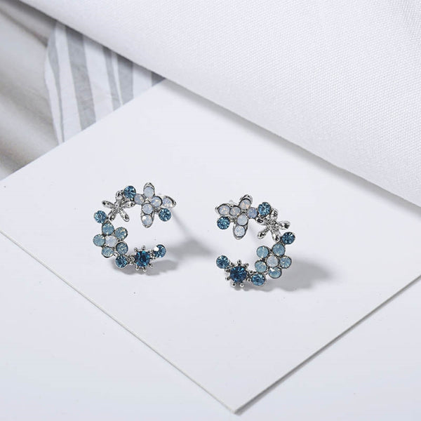 Circular Flower Earrings
