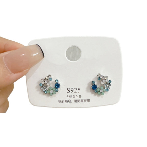 Circular Flower Earrings