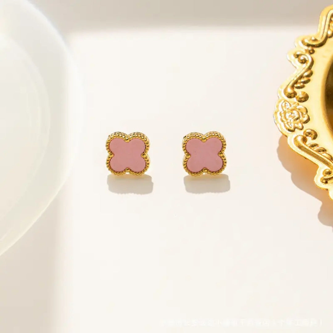 Anti Tarnish Cute Lil Pink Stud Earring