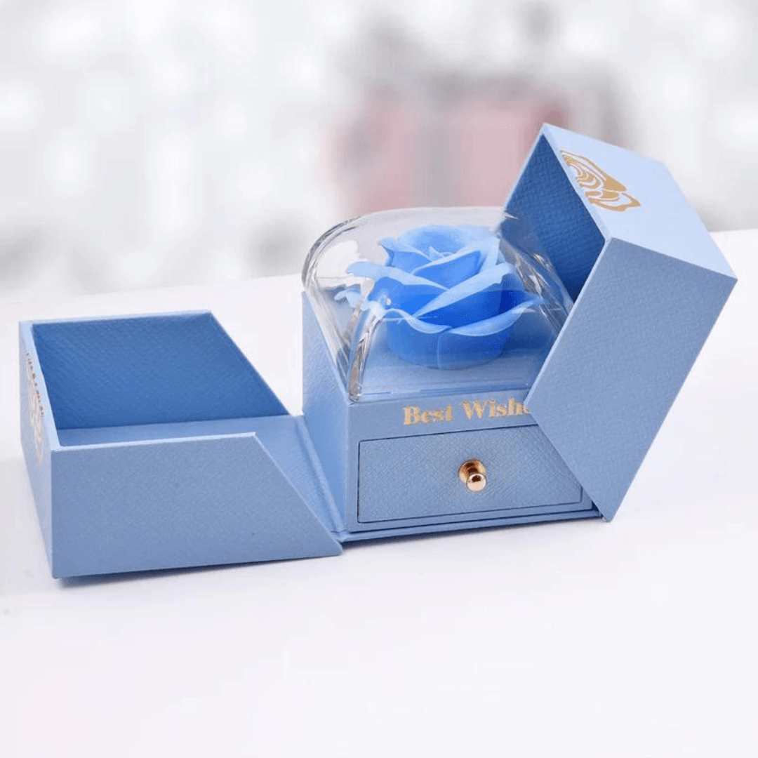 Luxury Acrylic Glass Window Jewelry Drawer Box