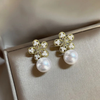 Floral Pearl Earrings