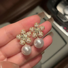 Floral Pearl Earrings