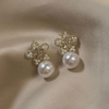 Floral Pearl Earrings