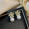 Floral Pearl Earrings