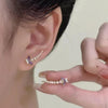 Purple Crystal Earring