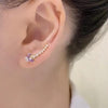Purple Crystal Earring