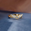 Gold Angel Wing Ring