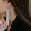 Long Tassel Multi Chain Earrings