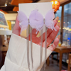 Purple Butterfly Long Earring