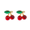 Cherry Dripping Design Earring