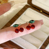 Cherry Dripping Design Earring