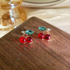 Cherry Dripping Design Earring