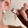 Floral Petals Hoop Earrings