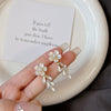 Floral Petals Hoop Earrings