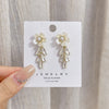 Floral Petals Hoop Earrings