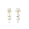 Floral Petals Hoop Earrings