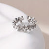 Silver Flower Daisy ring