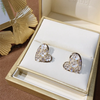 Olive Leaf Heart Earrings