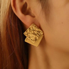 Anti tarnish trendy earrings