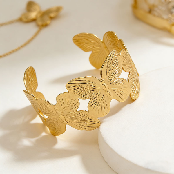 Gold Butterfly Bracelet