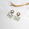 Cute Little White Bow Drop Earring