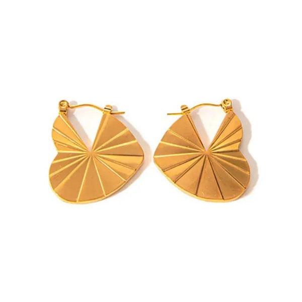 Anti tarnish Elegant Heart Shape Earrings