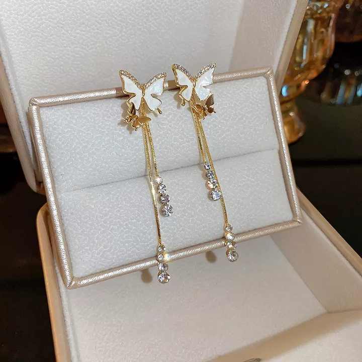 Butterfly Sparkling Earrings