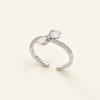 Elegant Bow Silver Ring
