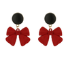 Bow Tie Ribbon Stud Earrings
