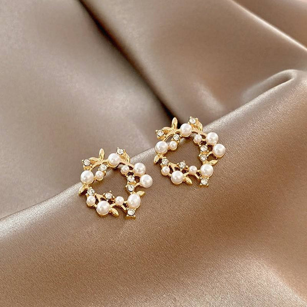 Gold Luxury Stud Earring