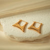 Anti tarnish purse hoop earrings