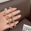 Dreamy long chain earrings