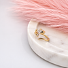 Crystal Flower Bud Ring