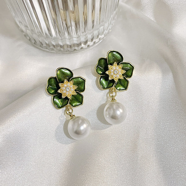 Pack Of 3 Trendy Floral Earrings